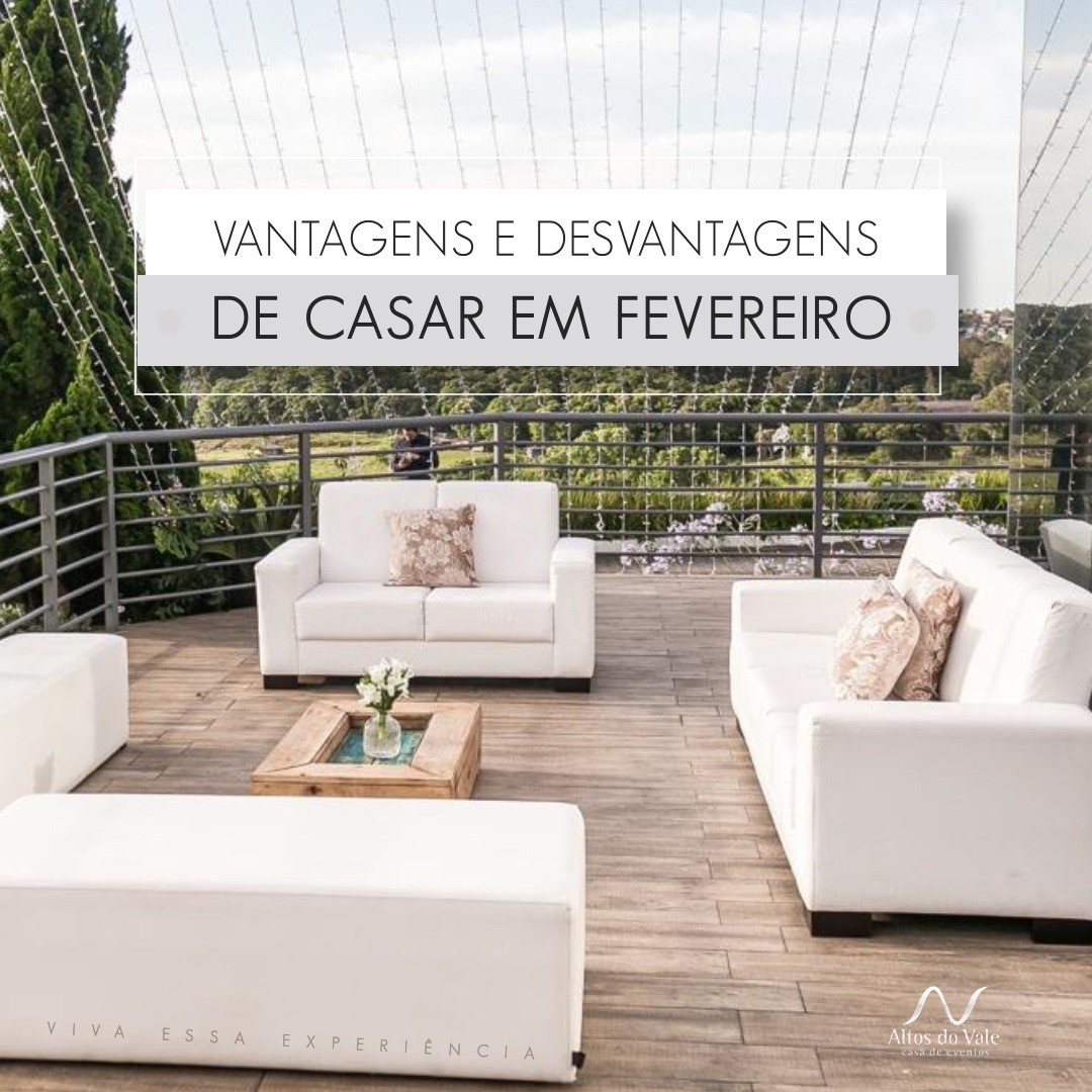 Conheça as vantagens e desvantagens de casar em Fevereiro